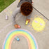 Isle of Whimsy (14 Pack) 1-3 Set Dump Truck Sidewalk Chalk for Kids Construction Truck Chalk for Toddlers Outdoor Chalk