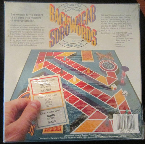 BACKWORDS SDROWKCAB A Giant Step Backwards in Board Games