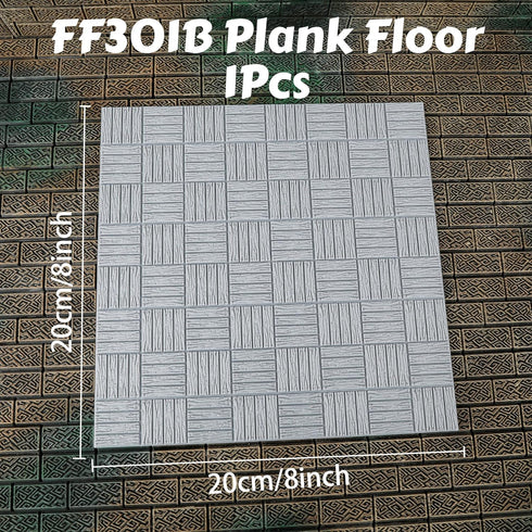 Set, 3D 28mm Miniatures-FF301B Tavern Bar Furniture Terrain Printed Tabletop RPG Scenery and Wargame Terrain Plank