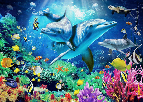 Nattork 1000 Pieces Jigsaw Puzzles for Adults, Sea World, Perfectly Fitting Pieces