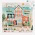 Galison Beside The Sea 500 Piece Puzzle - Fun Activity with Bright Artwork of Village and Sea Scenery