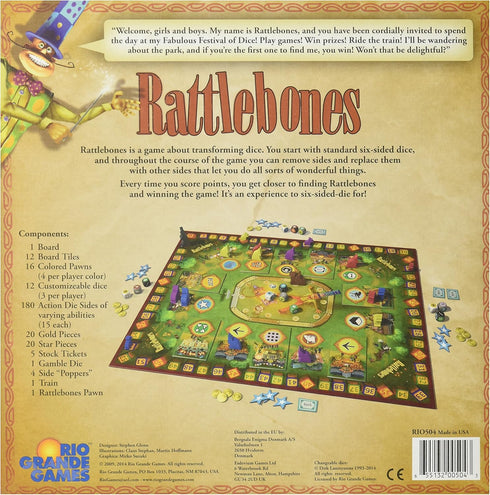 Rattlebones Board Game - Fun and Engaging Game for Family and Friends.