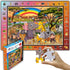 Think2Master Animals of The Savanna Jungle Safari 100 Pieces Jigsaw Puzzle, Fun Educational Toy