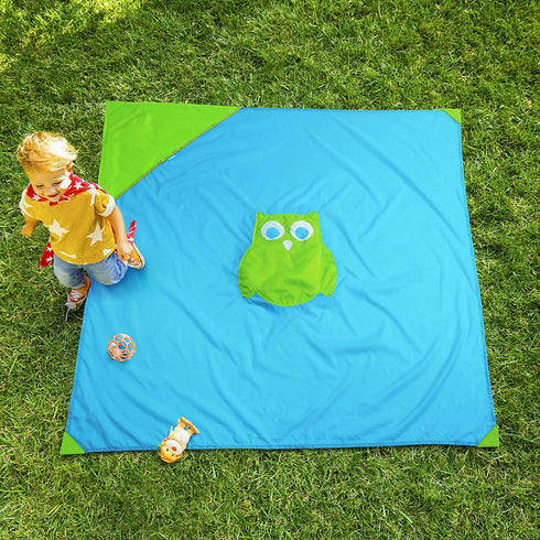 58 58, 2 Set Munchkin Brica Go Play Portable Baby Travel Playmat, x Blue/Green , Piece