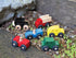 Mites Wooden Cars Set, Made in USA, Set of 6