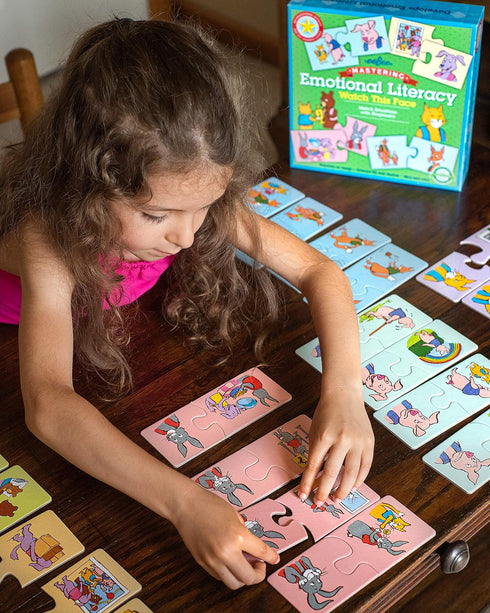 eeBoo - Watch This Face - Mastering Emotional Literacy - Educational Tool - 24 Color Coded Pairs