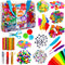 Blue Squid 2000+pcs Craft Kits for Kids, Ages 4-9 Girl Boys Gifts