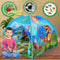 W&O Dino Paradise Super Dome - Dinosaur Tent with Roar Button and LED Lights for Kids Aged 3-12, Indoor & Outdoor Fun