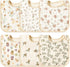 Zainpe 6Pcs Snap Muslin Cotton Baby Bibs - Soft Absorbent Burp Cloths for Newborns Drooling Feeding