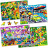 QUOKKA Wooden Kids Puzzles Ages 4-6 - 4 x 60 Piece Puzzles for Kids Ages 4-8, Cars, Ships, and Animals