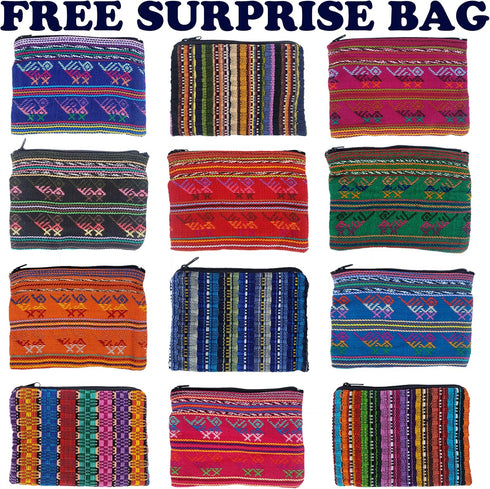 24 Super Cute Worry Dolls + 1 Free Guatemalan Fabric Bag - Mayan Worry People for Anxiety Relief