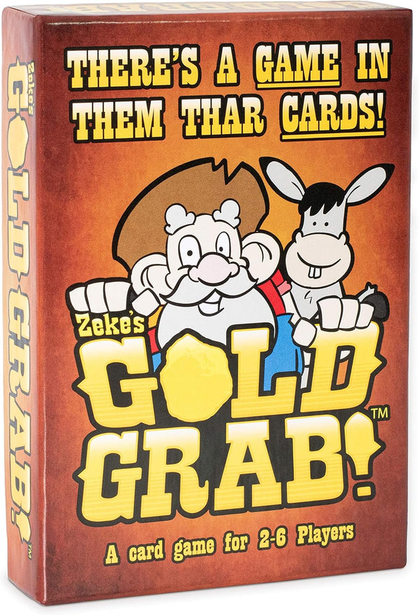 Zeke's Gold Grab! - Award-Winning Family Fun Card Game for Kids, Teens, and Adults, Perfect for Family Game Night