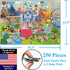 Think2Master 250 Pieces Amusement Park Jigsaw Puzzle - Fun Educational Toy for Kids, Great Gift for Ages 8+