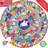 eeBoo: Piece and Love Votes for Women - 500 Piece Round Circle Jigsaw Puzzle for Adults and Families