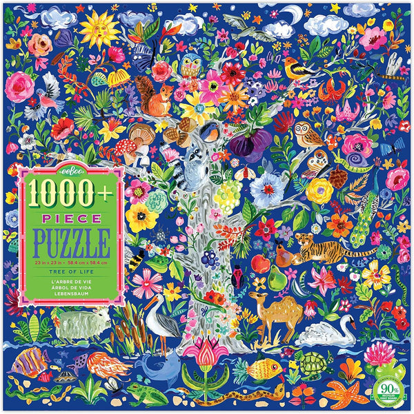 eeBoo 1000 Piece Puzzle - Tree of Life Jigsaw Puzzle for Adults,