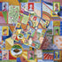 eeBoo: Piece and Love UFO Victorian Ladies - 1000 Piece Adult Square Jigsaw Puzzle for Families, Includes Glossy,