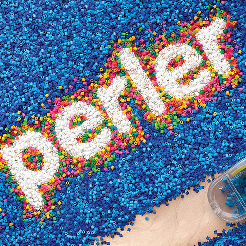 Perler 80-70729 Biggie Fuse Bead Pattern Cards and Pegboards, Small, Multicolor, 20pcs