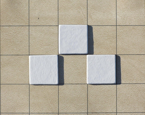 Value Pack of 24 Dry Erase Reusable Blank 1" Square Board Game Chits Tiles Counters for DIY D&D