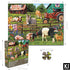 750 Piece Puzzle for Adults - Sharon Steele A Day On The Farm Whimsical Country Farm Jigsaw Puzzle