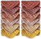 MOON PARK Baby Washcloths, 12 Pack - 12x12 Inches, Small Burp Cloths