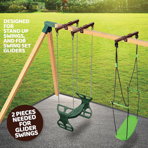 Swurfer Swingset Conversion Bracket, Heavy Duty Horse Glider Bracket for Swing Set Attachment