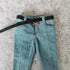 1/6 Custom Scale Blue Jeans Pants for 12" Male Action Figure Doll Clothes Toy (Light Blue)