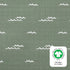100% 360, Babyletto Organic Cotton Crib Sheet, GOTS-Certified, Fitted Ultra-Soft and Breathable Muslin - Ocean Waves