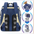 Backpack Backpack Baby Diaper Bag with Portable Changing Pad - Multifunction Diaper with USB Charging Port - Stroller
