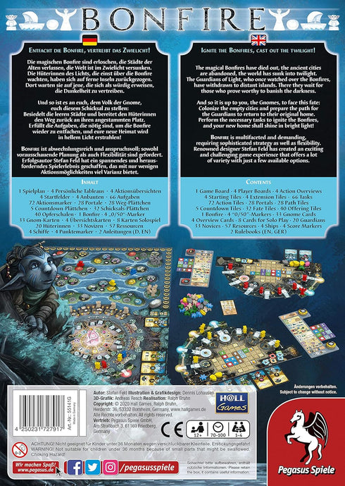 Bonfire Board Game by Pegasus Spiele for 1-4 Players – Family Game Night – 70-100 Minutes of Gameplay