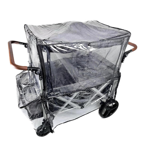 Ezkindheit 2in1 Big Size Rain Cover for Stroller, Mosquito Net for Trolley Cart, Big Cover with Window for Picnic