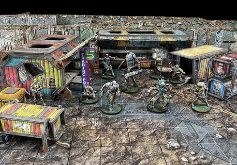 Battle Systems BSGCSE014 Core Space First Born Expansion - Trading Post 5-28mm Miniatures Board Game