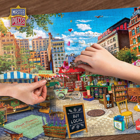 5000 40"x60" MasterPieces Piece Jigsaw Puzzle for Adults, Family, Or Kids - Buy Local Honey - Manufacturer Defect