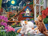 Ceaco - Harmony - Image World - Kittens in The Moonlight - 500 Piece Jigsaw Puzzle for Adults