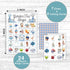 Garden Tea Bingo Game - 24 Players Bingo Card Set for Indoor Outdoor Activities - Tea Party, Bridal Shower, Birthday
