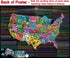 1000-Piece Playjigs USA Map Puzzle: Vibrant Journey Across America with Colorful State Details