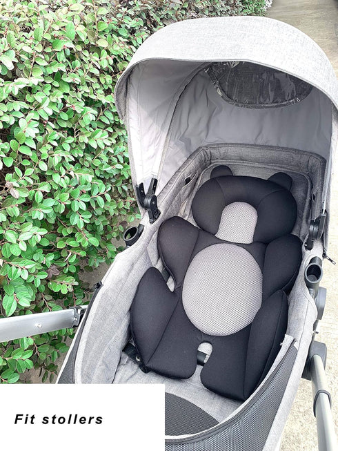 G Ganen Black Bear Comfort Cushion for Stroller and Seat