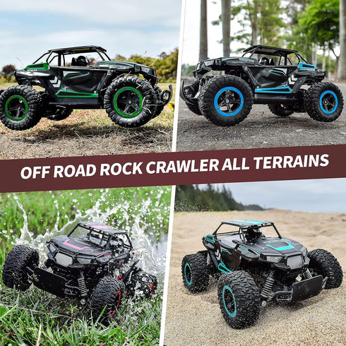 TB142 1:14 20 2WD BEZGAR Remote Control Car - Scale RC Cars, Km/h All-Terrains Electric Off-Road Vehicle Truck Crawler