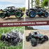 TB142 1:14 20 2WD BEZGAR Remote Control Car - Scale RC Cars, Km/h All-Terrains Electric Off-Road Vehicle Truck Crawler