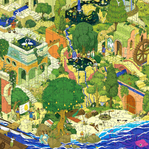 1000-Piece The Golden Goose Jigsaw Puzzle from The Magic Puzzle Company Series Five