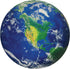 Earth Shaped Wooden Puzzle for Children - Made in USA