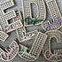 Custom Boho Wood Personalized Initial & Name Sign - Handmade Rattan Wall Decor for Nursery or Child's Bedroom - Baby