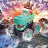 MOONTOY Toy Cars for 1 2 3 Year Old Boys, 3 Pack Friction Powered Pull Back Cars Set - Bull, Leopard, Crocodile