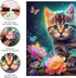 Wooden Puzzles - Kitten in Dream 200 Piece Wooden Jigsaw Puzzle, Unique Luxurious Gift for Adults and Kids