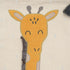 Giraffe-Themed Nursery Wall Art Banner - Yellow Canvas Decor