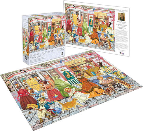 1000 Piece Puzzle for Adults - Rosiland Solomon Fashions from Paris, 27x20 inches by KI Puzzles