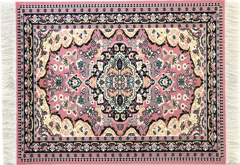 Set 2 10 7 Inch of Dollhouse Area Rugs Miniature Carpet Accessories for Doll Houses, x Rectangular Floor Dcor, Oriental