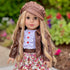 DreamWorld Collections Urban Explorer Clothes - Fits 18 Inch Doll, Brown Motorcycle Jacket, Dress & Boots
