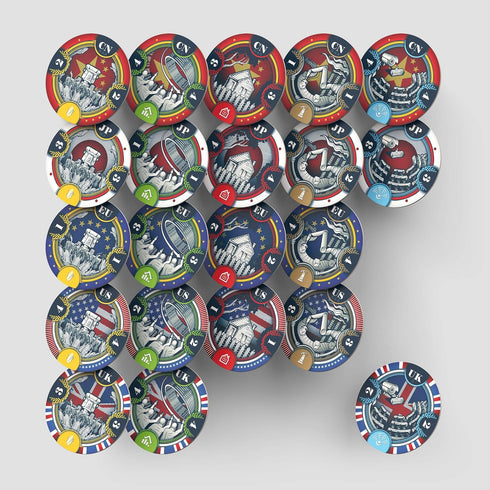 Q.E. Board Game - 3 to 5 Players, 45 Minute Playtime