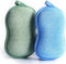 Baby Bath Sponge - Ultra Soft Sponge for Bathing, Kids Bath Sponges for Infants, Toddler Bath Time, 2 Count (Green Blue)