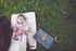 Vilah Bloom Cottage Clutch Diaper Bag Handbag, Hampton Grey